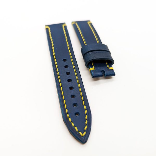 Blue Buttero Leather Strap