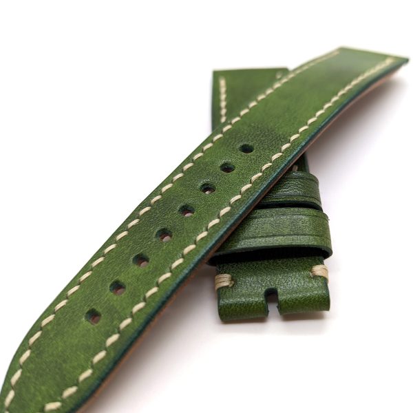 Conceria Puccini Italico Green Leather Strap