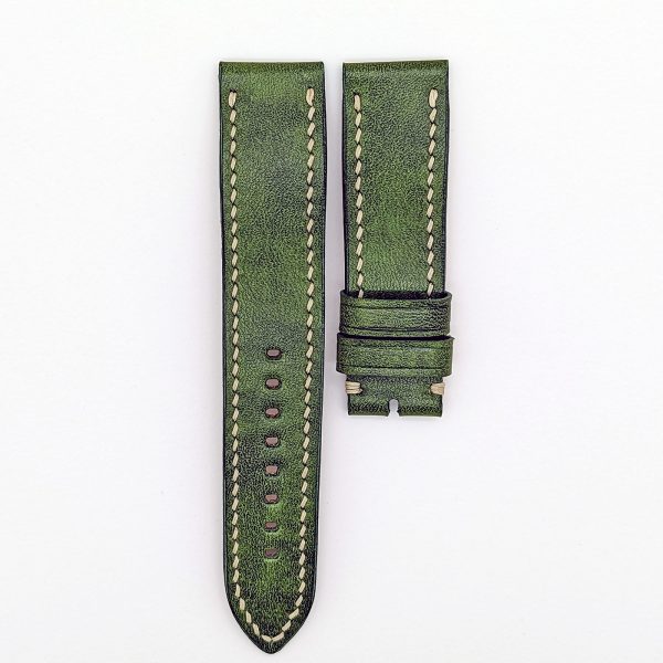 Conceria Puccini Italico Green Leather Strap