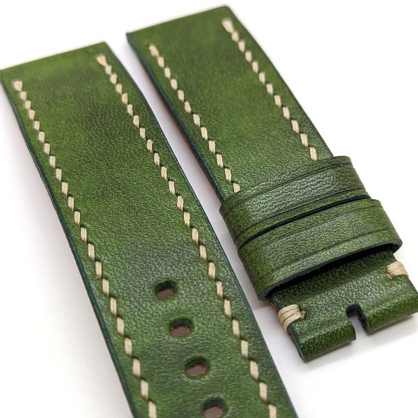 Conceria Puccini Italico Green Leather Strap