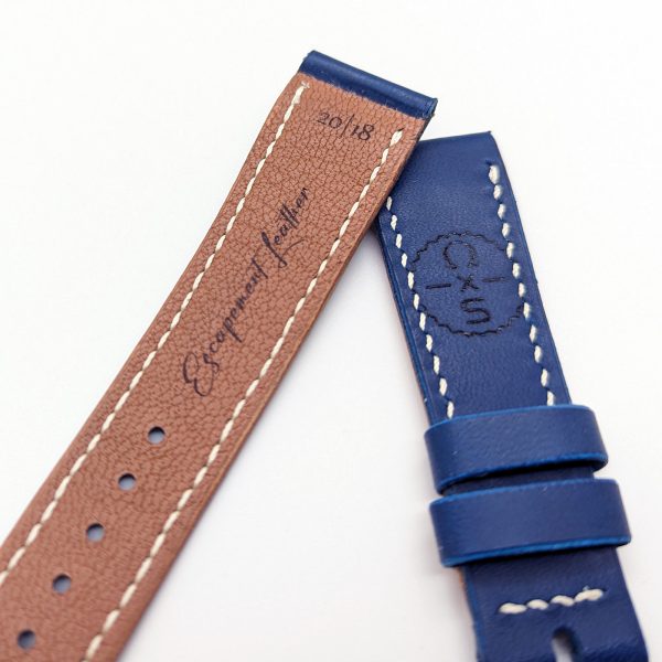 MoonSwatch Buttero Blue Leather Strap