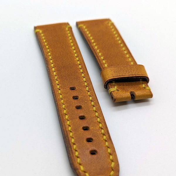 Conceria La Bretagna Gaucho Oil Orange Strap