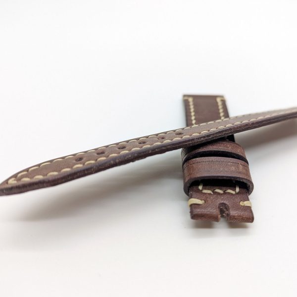 Pueblo Tobacco Leather Strap