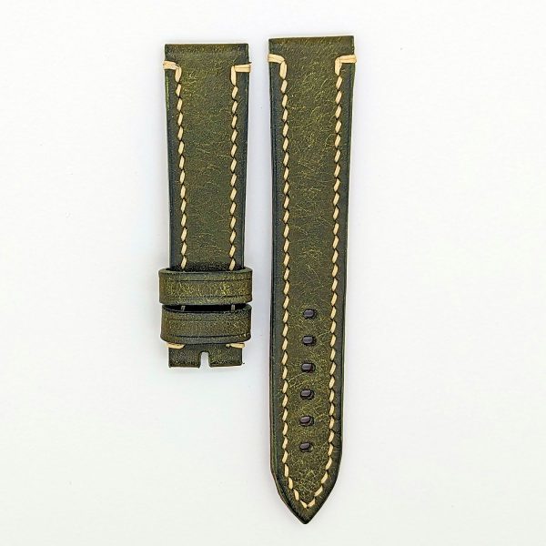 Pueblo Green Leather Strap